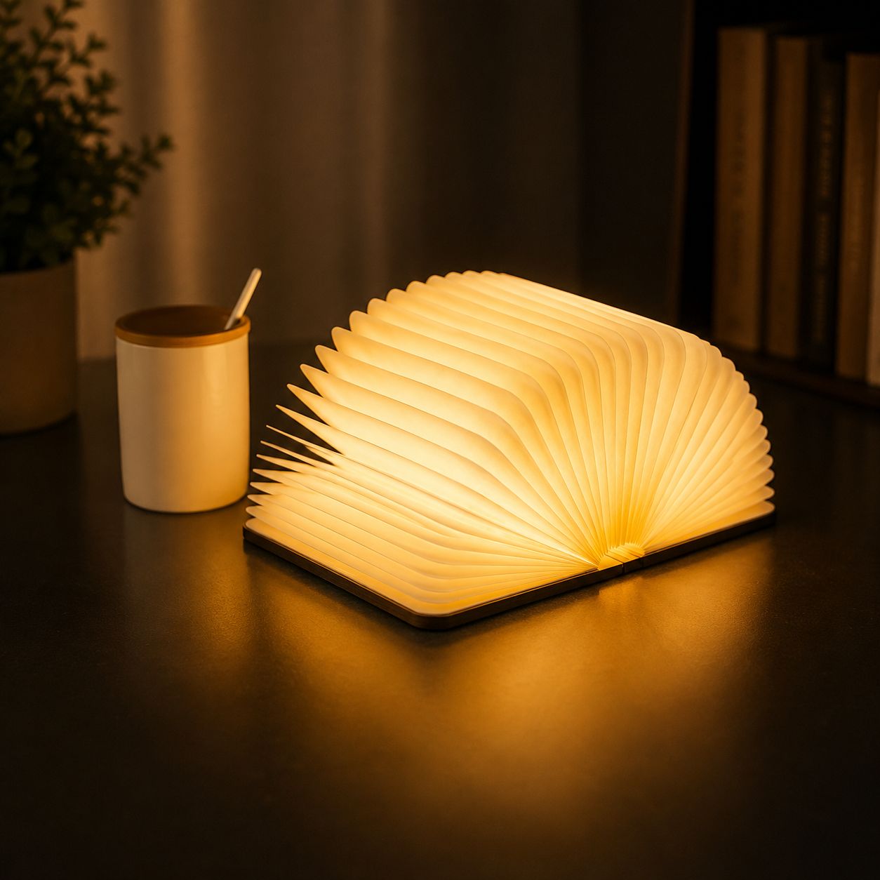 Luxury Foldable LED Book Lamp