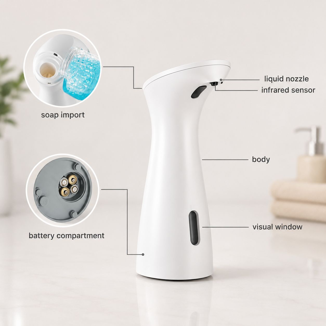 Premium Automatic Soap Dispenser