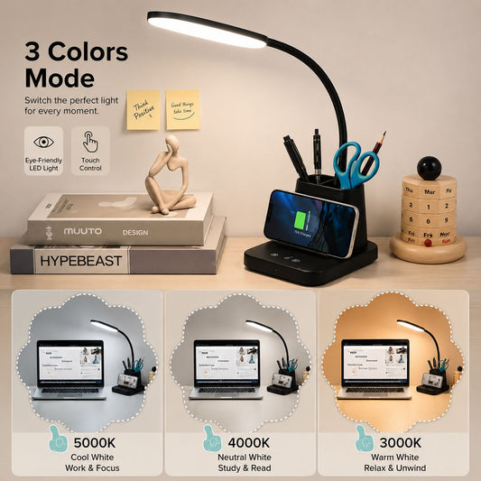 LumaCharge™ LED Desk Lamp